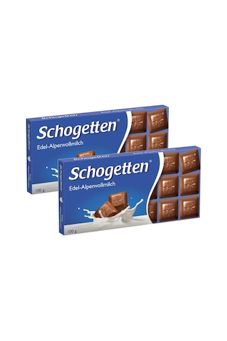 Schogetten Sütlü Çikolata 100 Gr X 2 Adet