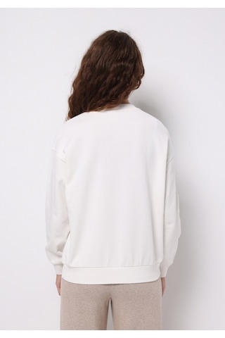 Colin's Colins Regular Fit Yuvarlak Yaka Baskılı Kadın Beyaz Sweatshirt Cl1075597 Q1.v2 Ofw Beyaz