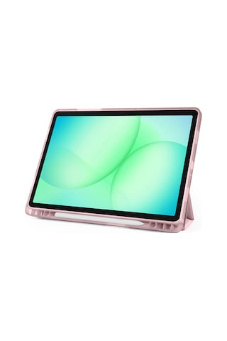 Samsung Uyumlu Galaxy Tab A9 Plus A11+ Üçgen Standlı Uyandırma Fonksiyonlu Tablet Kılıfı Kapaklı Kılıf
