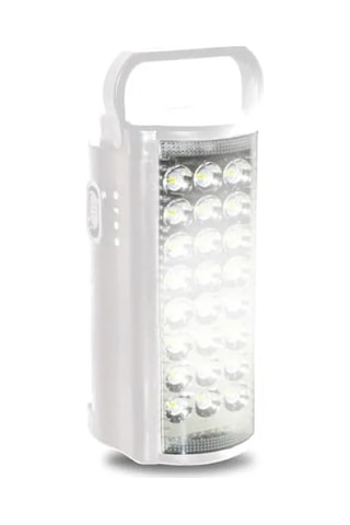 Taşınabilir Led Işıldak - 24 Led, Uzun Süreli Kullanım Açık Ahşap