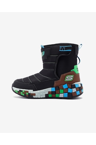 Skechers Megacraft 3.0 Büyük Erkek Çocuk Siyah Spor Ayakkabı 402184l Bkbr Siyah