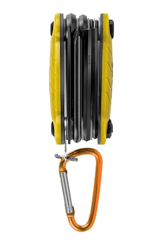 Yaozixa S2 Çelik 8'li Kloplu Bisiklet Tamir Aracı - Antirüzgar, Yüksek Sertlik, Taşınabilir, Sarı Çok Renkli