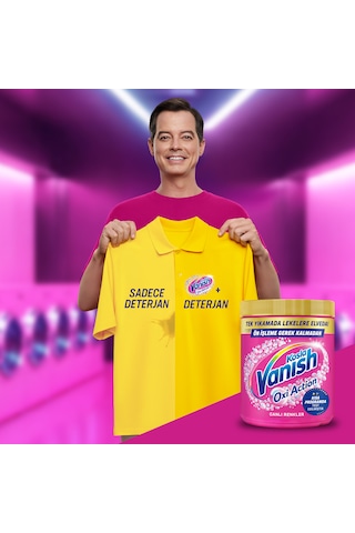 Vanish Oxi Action Renkliler İçin Deterjan ve Leke Çıkarıcı Toz 970 G