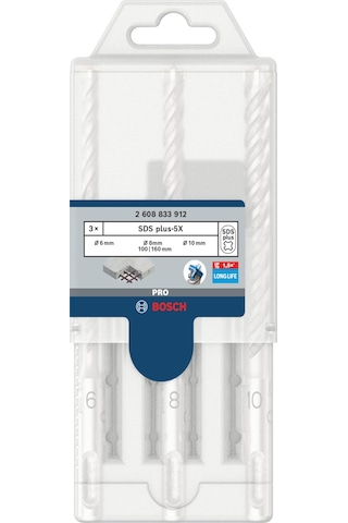 Bosch Professional Accessories 2608833912 Sds Oyun Plus-5 X 6 8 3u , Gr