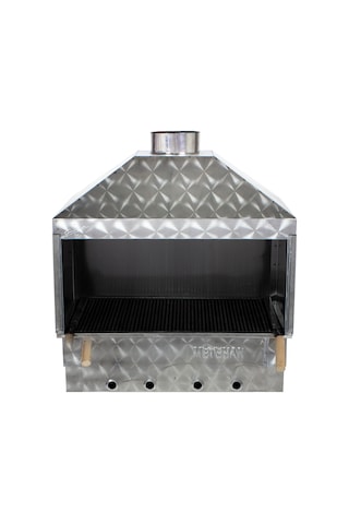 60X40  Set Üstü Davlumbazlı Maltız Izgaralı Mangal MTH-368