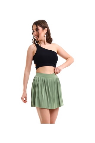 Winmoda34 Kadın Tenis Eteği Içten Taytlı Açık-yeşil