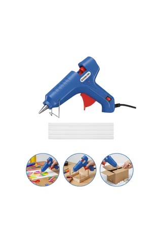 Mey İthalat Hobi Ve Tamir İşleri İçin 60 W Silikon Tabancası 11 Mm 5 Silikon Hediyeli