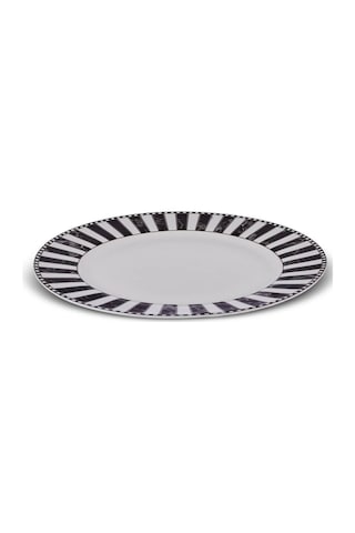 Karaca Damalı Porselen Servis Tabağı 27 cm