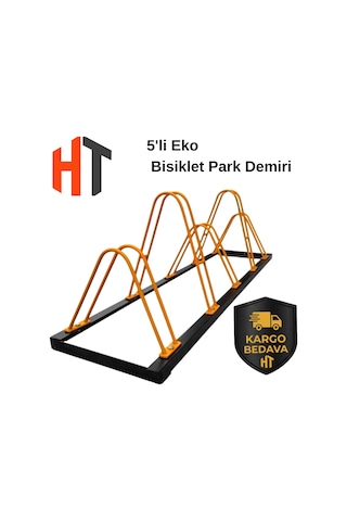 5'li Bisiklet Park Yeri Ekonomik Çift Yönlü 170 X 40 Cm