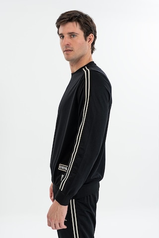 Maraton Comfort Erkek Bisiklet Yaka Siyah- Sweatshirt Siyah-