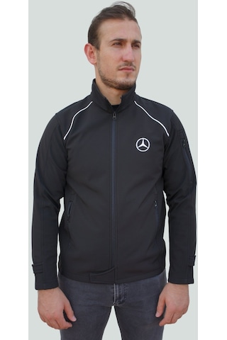Uniprom Mercedes Mont Softshell Biyeli Model 5 Cepli Likralı Siyah
