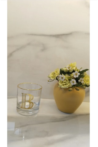 Md Monogram Cam Bardak B