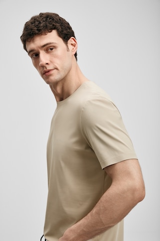 Lufian Nuvor Hi- Tech Performance Dikişsiz T- Shirt Toprak 111020319100495 Kahverengi