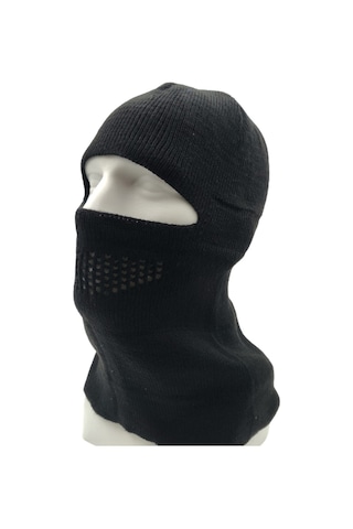 Siyah Kışlık Şapka Bere Olabilen Tactical Modüler Kar Maskesi