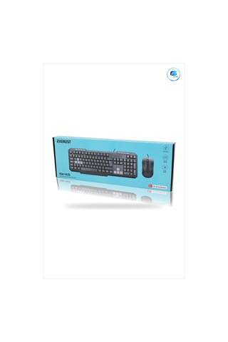 Kablolu Usb Klavye Mouse Seti Türkçe Q Tuş Dizilimli Dpı Ofis Ev Optik