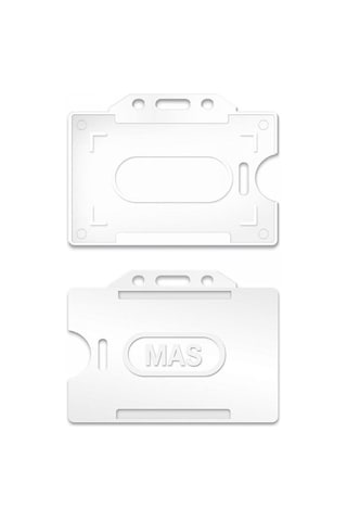 Mas Plastik Kart Muhafaza -Yatay-54x86-beyaz 50 Li 3520