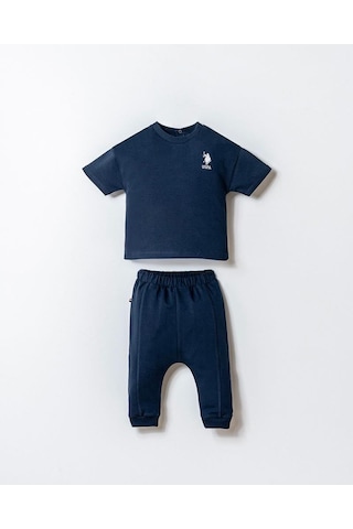 U.S. Polo Assn. Erkek Bebek 2 Li T-şhirt Takım Lacivert-2262 Lacivert