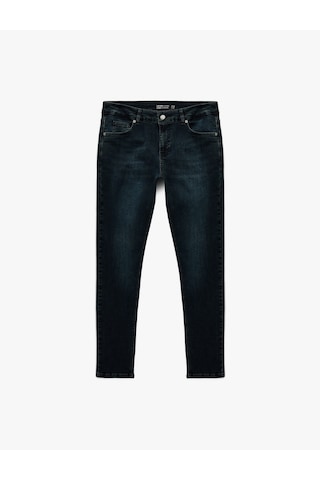 Koton Pamuklu Normal Bel Skinny Fit Jean Pantolon - Michael Jean İndigo Stone 6wam40222nd İndigo - Taş