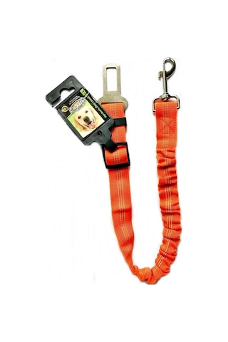 Köpek Emniyet Kemeri Bağlantısı Araç Tasması 72 X 2,5cm -turuncu