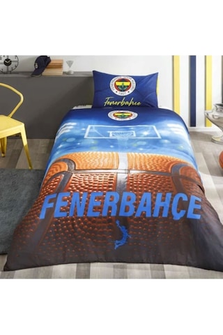 Taç Lisanslı Tek Kişilik Nevresim Takımı Fenerbahçe Lacivert