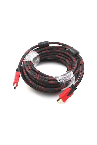 10M Metre Hdmi Kablo Full Hd Hdmi Altin Kaplama İpli Çift Filtreli