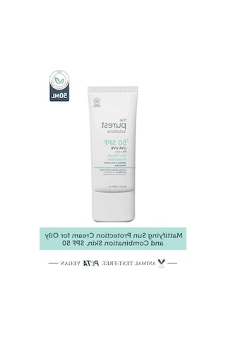 Matlaştırıcı Güneş Koruyucu Krem Spf 50, Yağlı Ve Karma Ciltler İçin 50 Ml