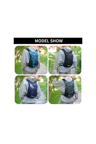 Junletu Yürüyüş Sırt Çantası Su Geçirmez Hafif Seyahat Sırt Gri Diğer