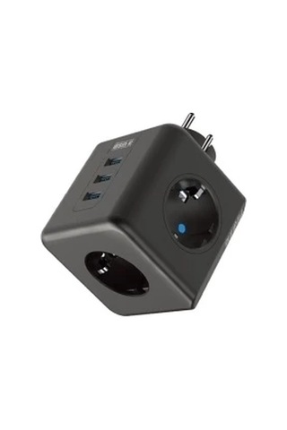 Termal Akım Korumalı Isıya Dayanıklı 3 Lü Duvar Tipi Priz 3x Usb 1x Type-c Belirtilmemiş