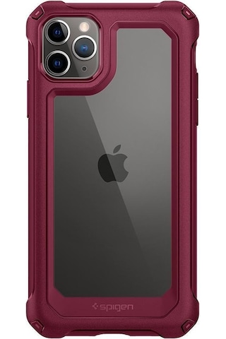 Spigen Apple Uyumlu iPhone 11 Pro İle Kılıf Gauntlet Iron Red