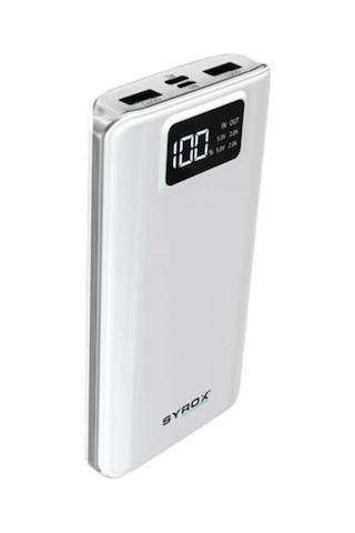 Syrox 20000Mah Powerbank Led Panelli 2 Usb Çıkışlı - Pb107