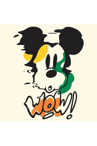 Mickey Mouse Ütü İle Uygulanabilen Dtf Tekstil Baskı