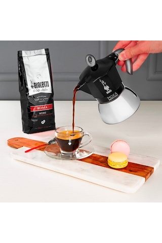 Bialetti İndüksiyon Mokapot Siyah 2 Cup