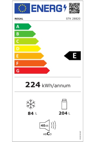 Regal STK 28820 288 LT Çift Kapılı Buzdolabı
