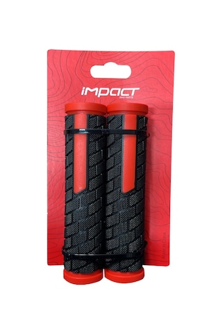 İmpact Yumuşak Plastik Bisiklet Elcik Kırmızı Siyah