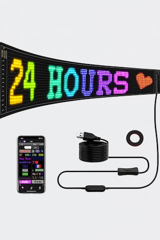 Programlanabilir Led İşaretler İç Mekan İçin Mesaj Kaydırma 60cm