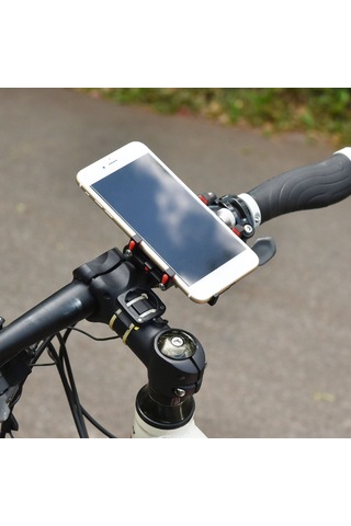 Folinda Alüminyum Bisiklet Telefon Tutucu, Silikon Renkli Parçalar İle Değiştirilebilir, 20-40mm Çubuk Çapı, 55-95mm Telefon Genişliği, Sağlam Tutma Diğer