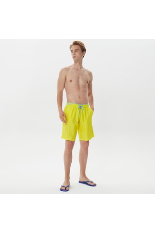 Moschino Erkek Sarı Deniz Şortu