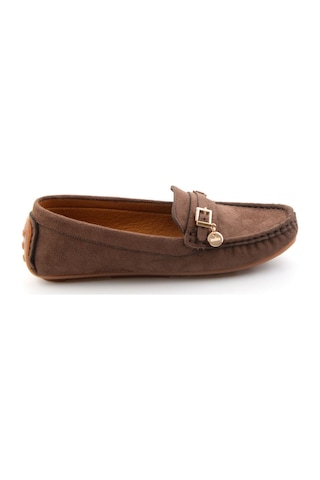Bambi Kahve Kadın Loafer Ayakkabı K01309000772 Kahve