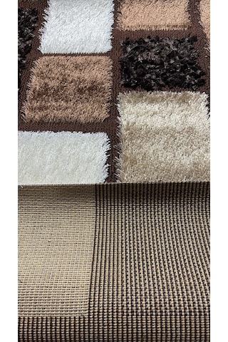 Merinos Shaggy Halı 80x315 Yolluk Halı Renkli