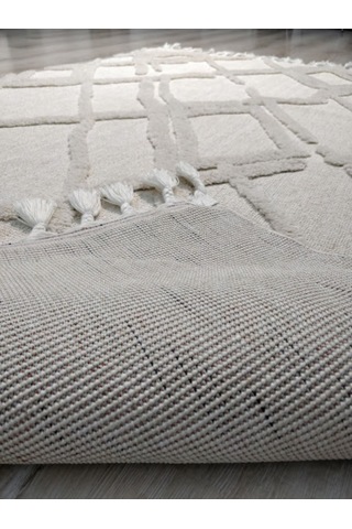 Eko Halı Terazzo Trz03 Beyaz Iskandinav Halı 120X180 Cm