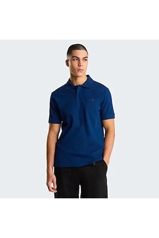 The North Face Essential Regular Erkek Polo T-shirt Nf0a8c1pd1r1 Mavi