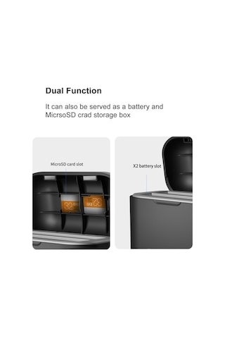 Ebitda Cbtx Insta360 One X2 Amagisn Pil Hızlı Şarj Kutusu İçin Pil Dolma Seti Çok Renkli