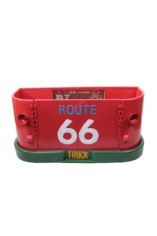 Vintage Eskitme Metal Kamyonet Kasası Raf 70cm