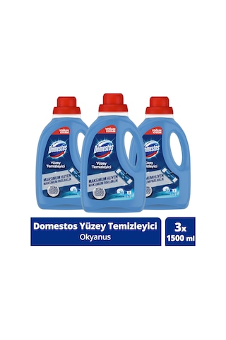 Domestos Yüzey Temizleyici Okyanus 3 x 1500 ML