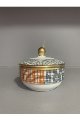 Fermato Porselen Kapaklı Şekerlik Honey Serisi Çok Renkli