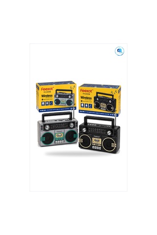 Nostaljik Radyo Bluetooth Hoparlör Şarjlı Fm Usb Tf Mp3 Çalar İbr
