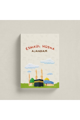Çocuklar İçin Esmaül Hüsna Ajandası Çok Renkli