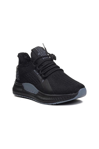 Celira Axs Siyah Triko Erkek Sneaker Spor Ayakkabı Siyah