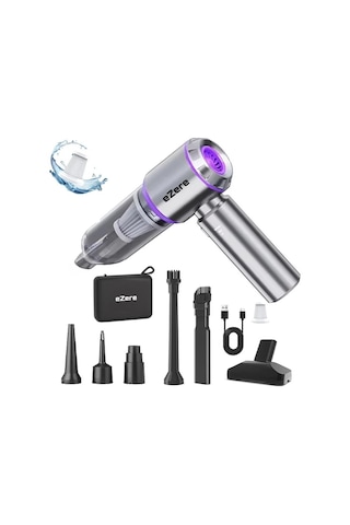 Ezere 16000PA Güçlü Portatif Taşınabilir Vakumlu Kablosuz Üflemeli Mini Araç Süpürgesi
