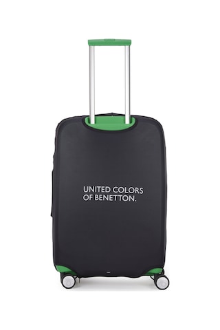 United Colors Of Benetton Kabin Boy Koruyucu Valiz Kılıfı Likralı Siyah Siyah